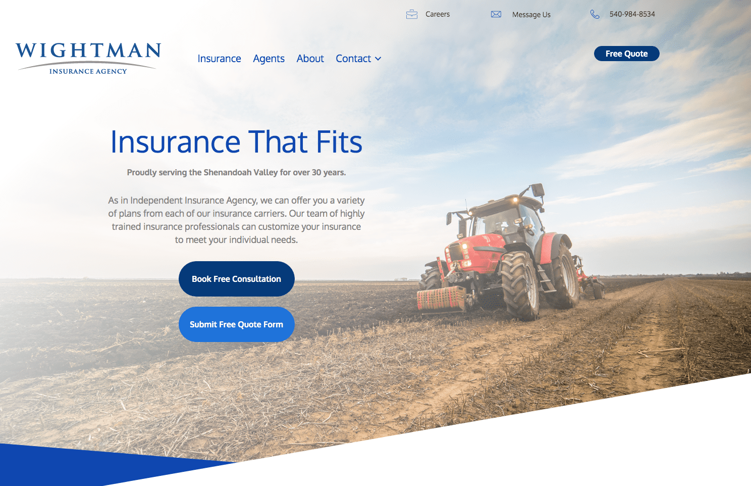 wightman-insurance-web-design