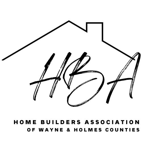 White HBA Logo with black font
